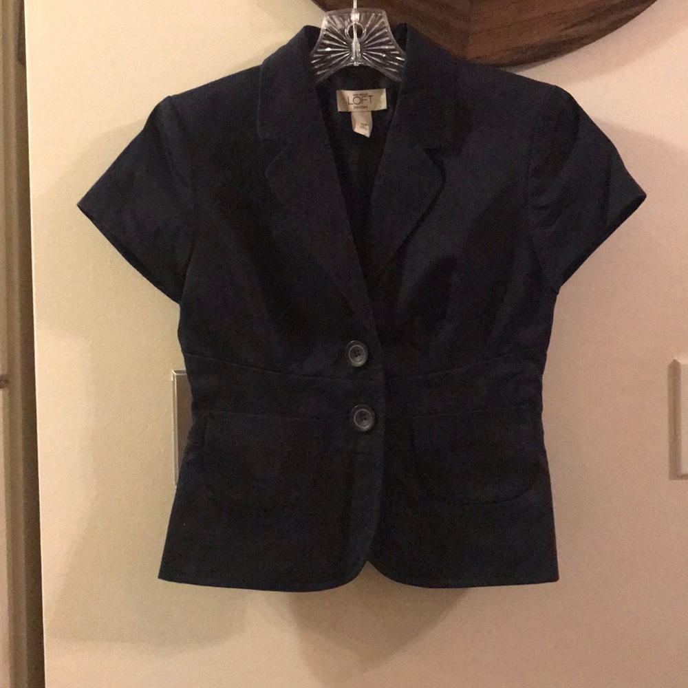 Ann Taylor Loft short sleeve blazer